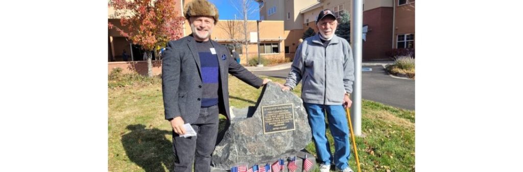 Clermont Park Senior Living Community in Denver, CO - veterans monument