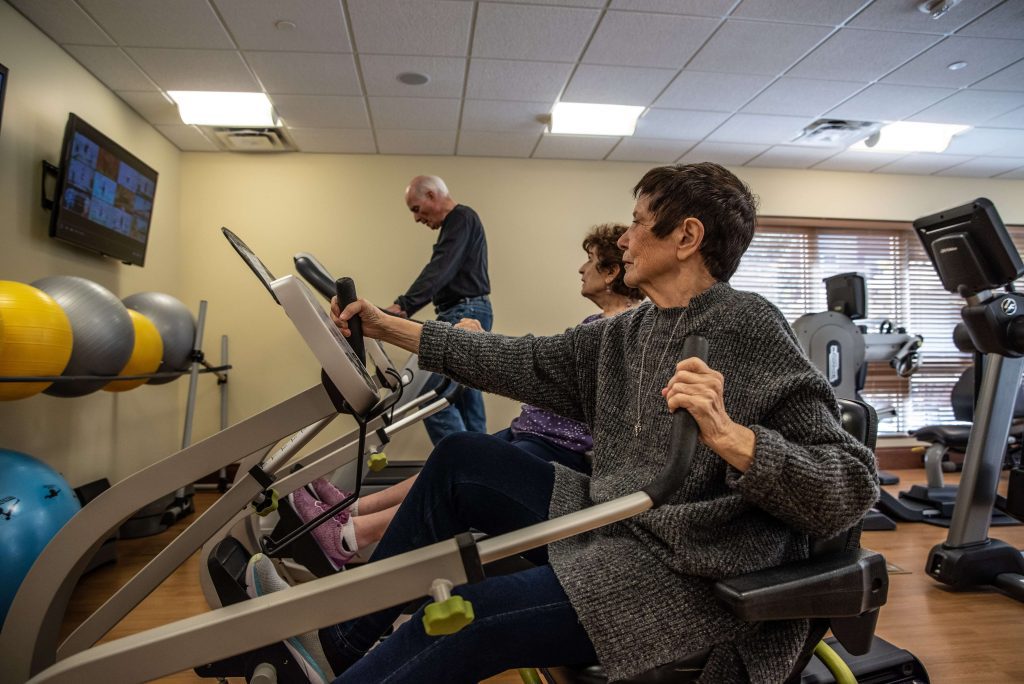 Clermont Park Senior Living Community in Denver, CO - clermont park s fitness center