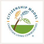 Clermont Park Senior Living Community in Denver, CO - citizenship model logo with border square v1